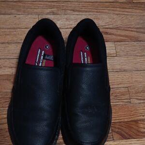 Skechers Black Slip-On Shoes